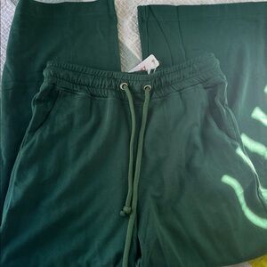 Sundry Teal Joggers XS